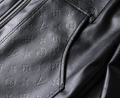 LV BLACK LAMBSKIN SHIRT JACKET 238998