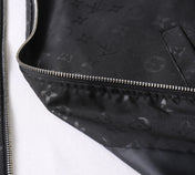 LV HOODED JACKET BLACK MIX WHITE MONOGRAM 239001