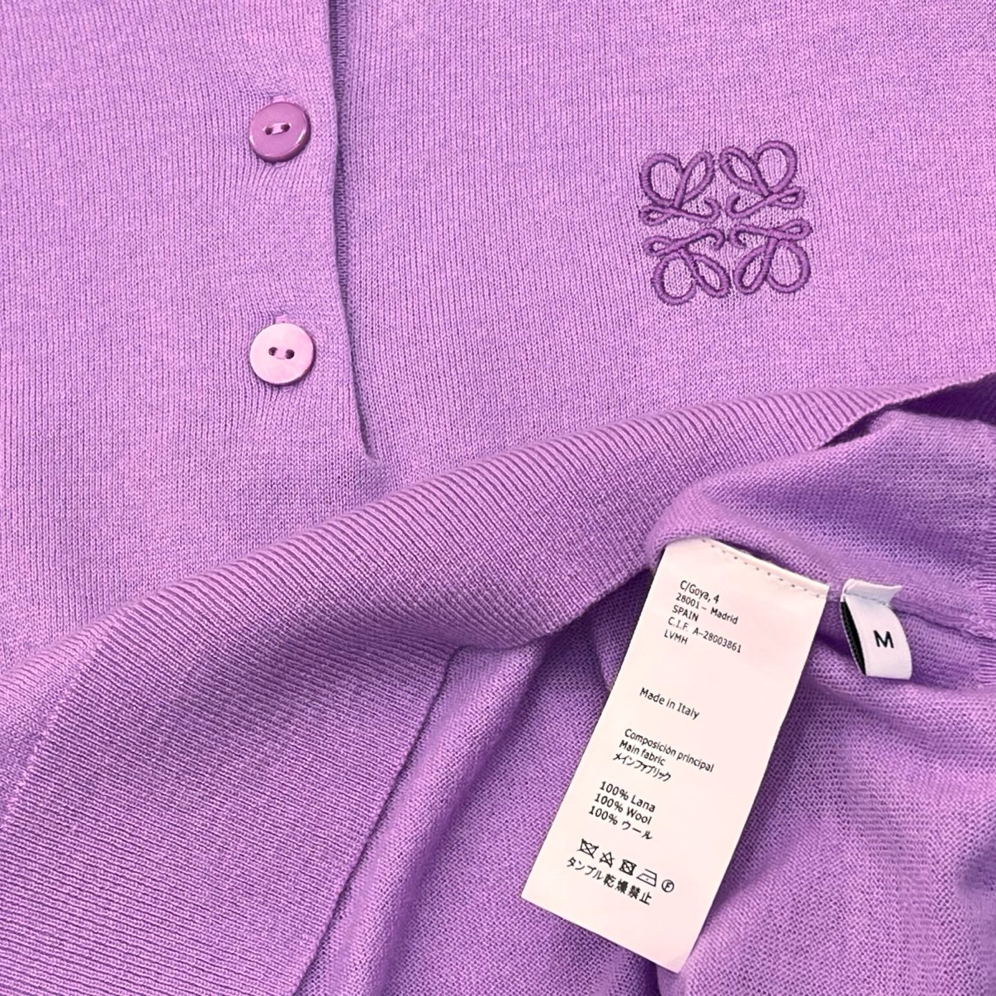 LOEWE KNIT POLO SHIRT STYLE 138