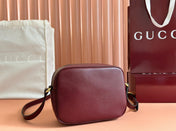 BLONDIE SMALL SHOULDER BAG 21 IN ROSSO ANCORA RED CALFSKIN