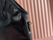IVY 40 TOTE IN BLACK PATENT CALFSKIN