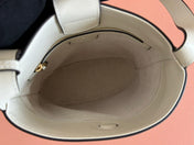 73 SMALL BUCKET BAG 20 IN OFF WHITE SMOOTH CALFSKIN
