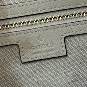 GUCCI 25S ATTACHE SHOULDER BAG 35 CM IN CREAM WHITE CALFSKIN