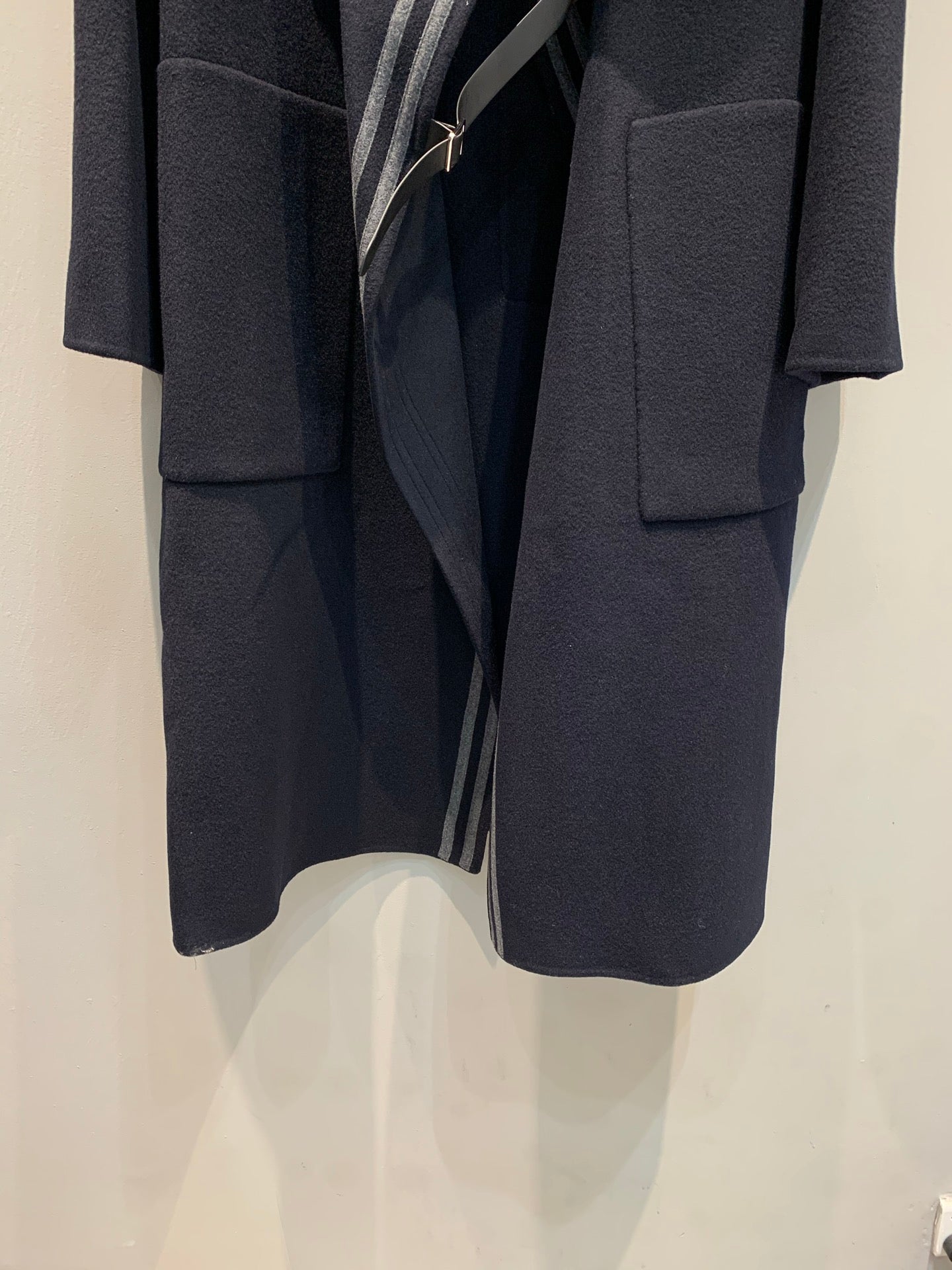 HERMES 25S LONG WOOL COAT 084