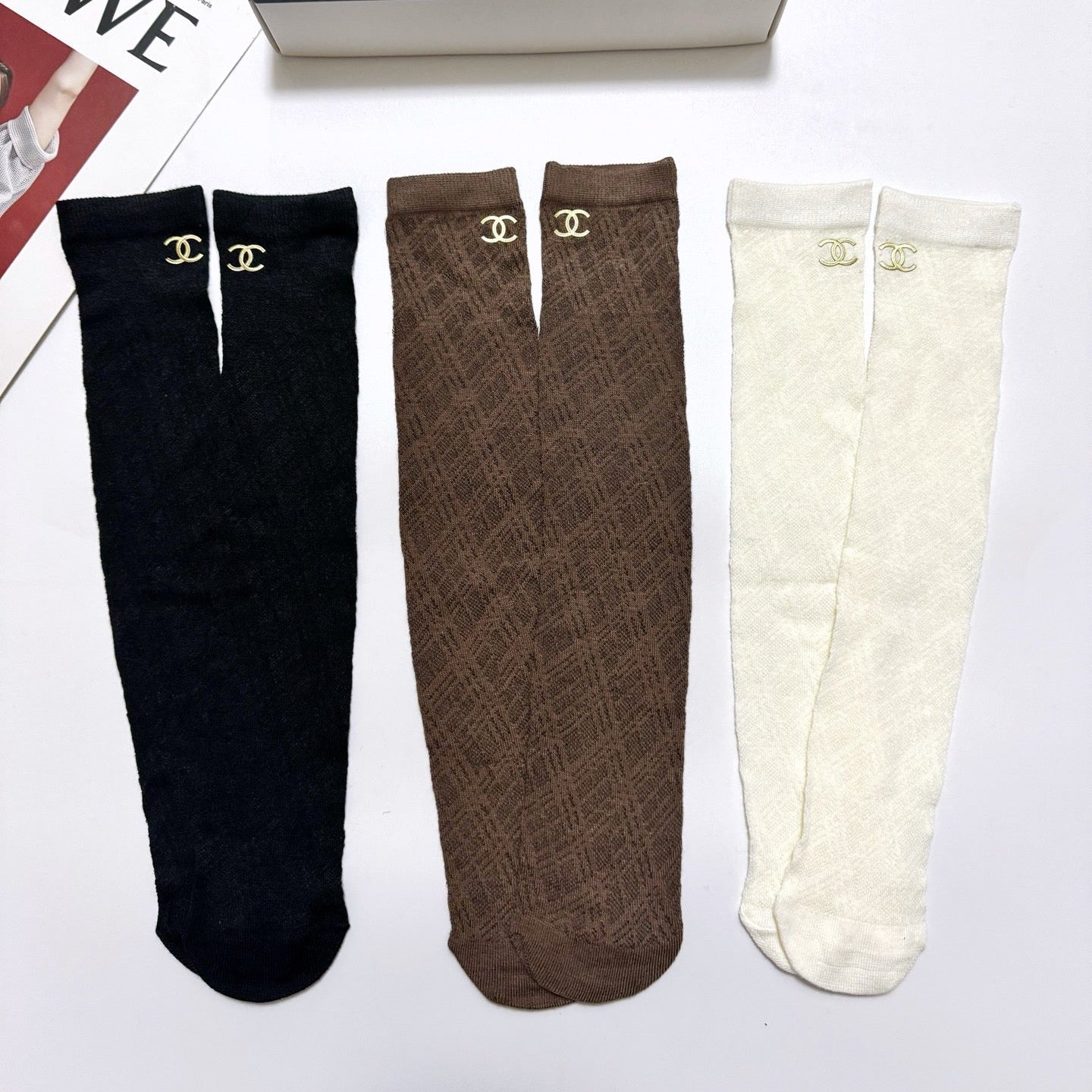 PRADA 26S CREW SOCKS 319312 (1 BOX)