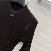 MIUMIU SHORT-SLEEVE SWEATER STYLE 838