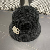 BUCKET HAT IN BLACK WOOL 389114