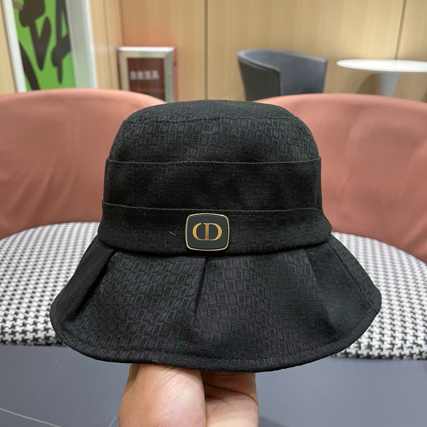 DIOR 26S OBLIQUE JACQUARD CLOCHE HAT STYLE 171