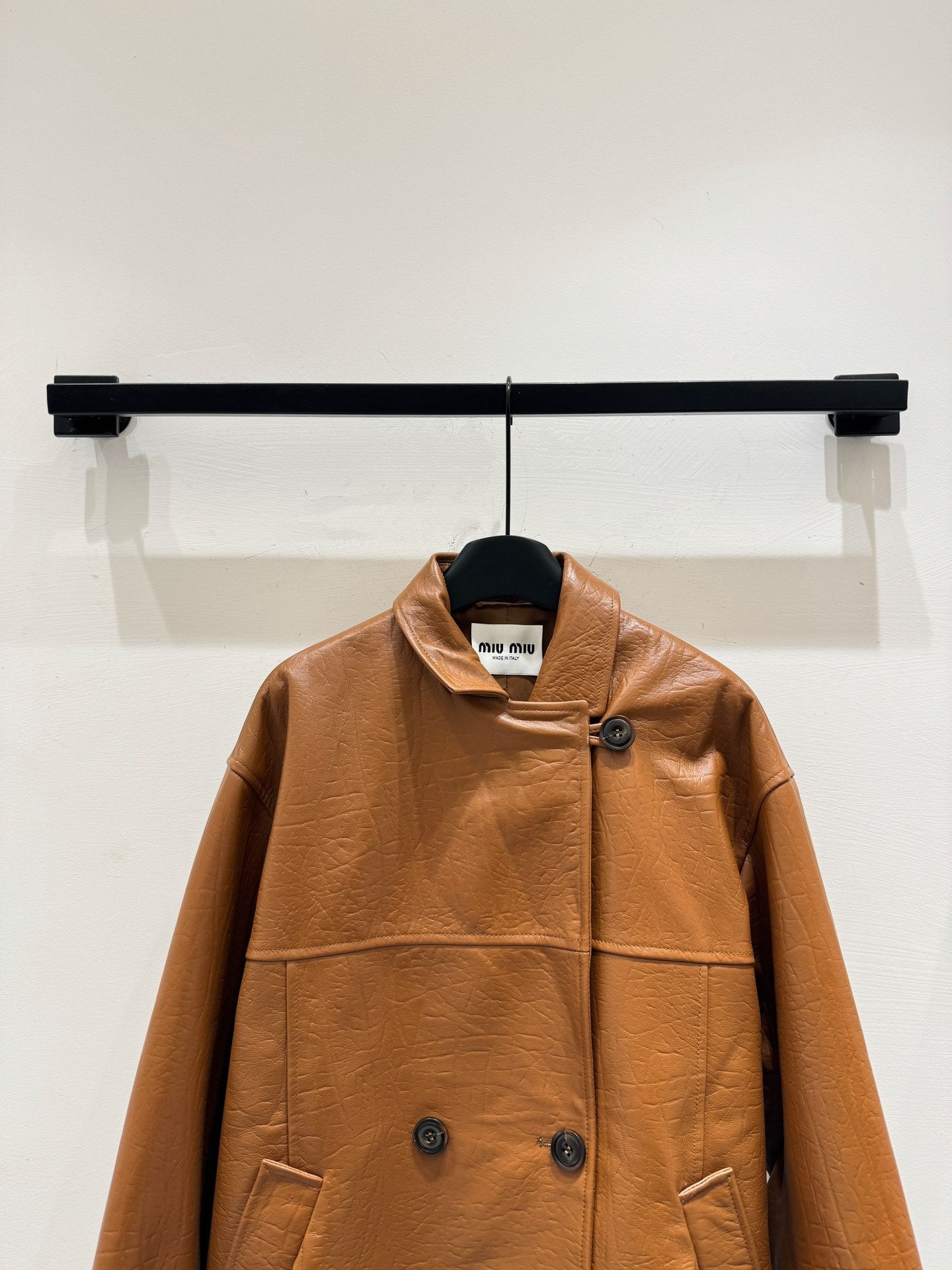MIUMIU LEATHER JACKET STYLE 845