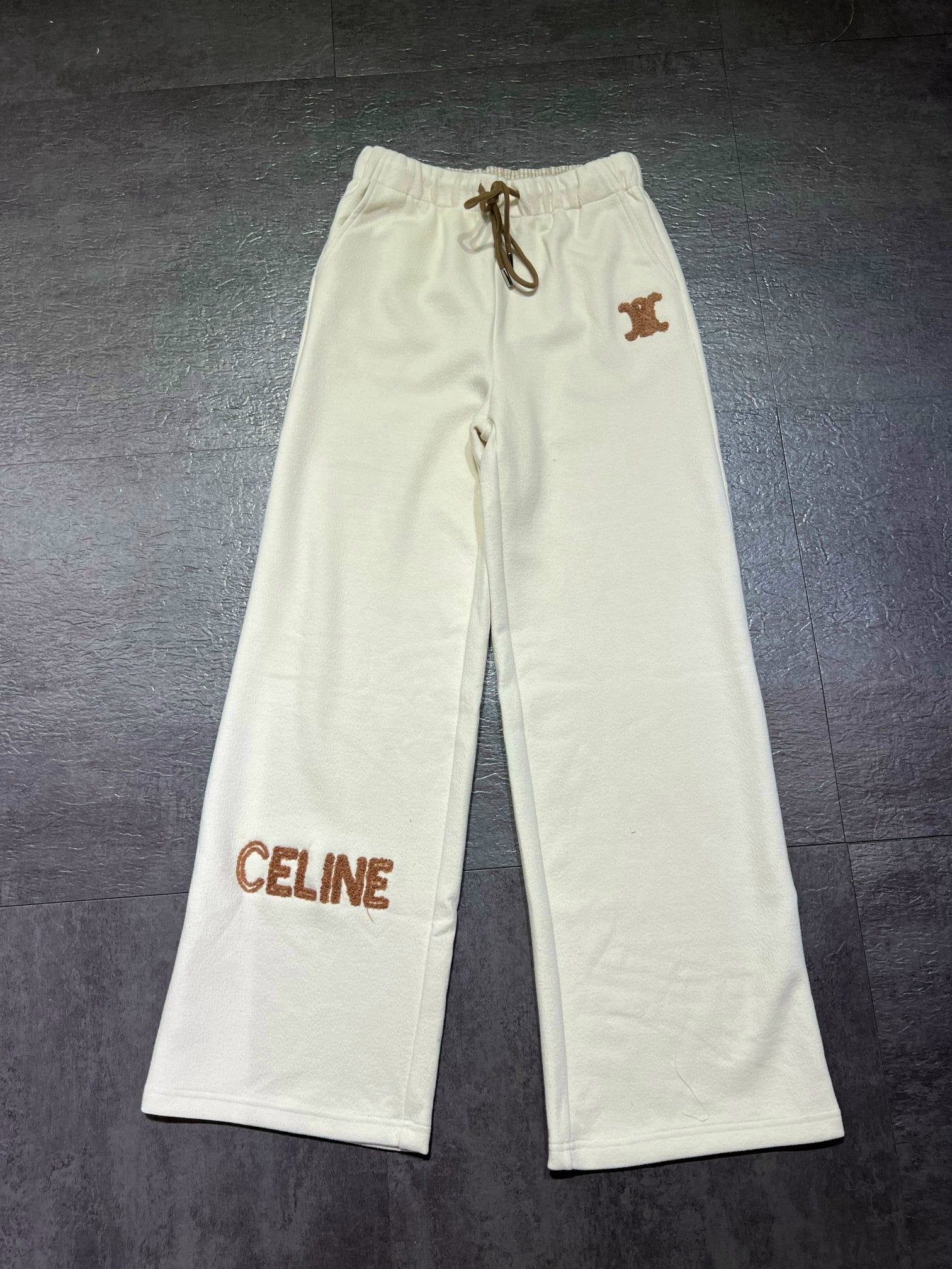 CELINE 26S WIDE-LEG SWEATPANTS 568