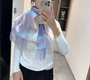 SCARF 180 CM IN COLORFUL CASHMERE 381231