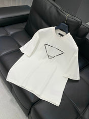 PRADA 26S SHORT-SLEEVE LOGO T-SHIRT 1126