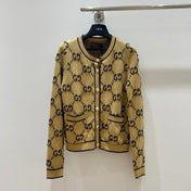 GUCCI 26S ROUND-NECK BUTTON-UP CARDIGAN 547