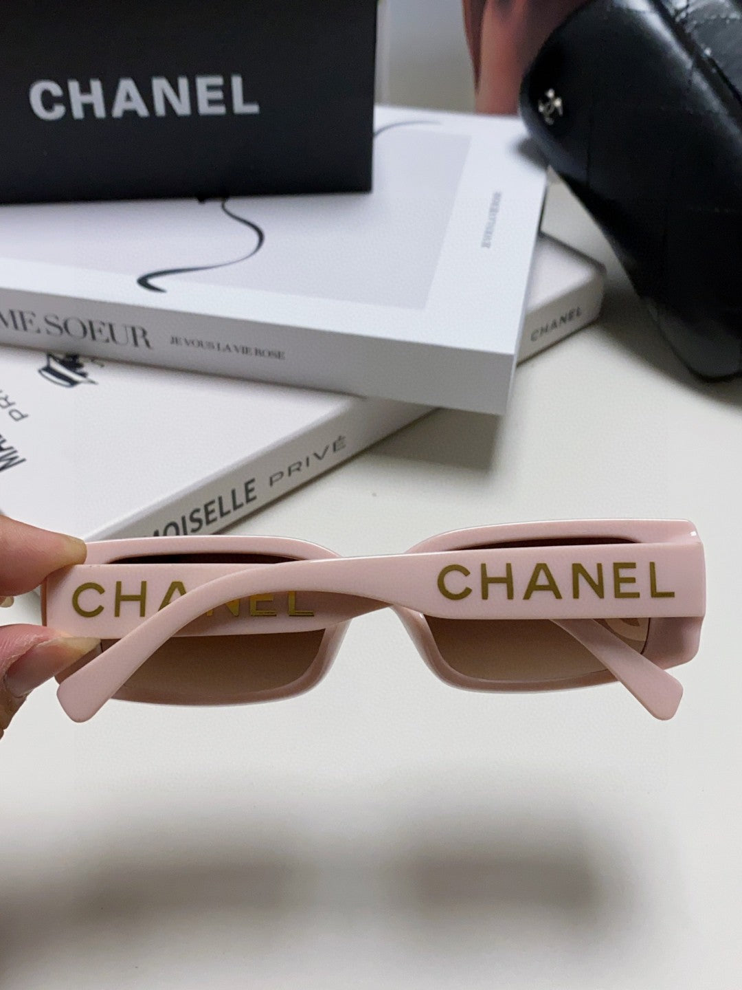 CHANEL 26S RECTANGULAR FRAMES IN ACETATE 399858
