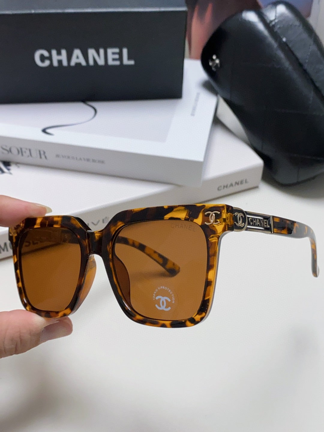 CHANEL 26S  ROUNDED SQUARE FRAME IN ACETATE 404624