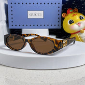 OVAL FRAME SUNGLASSES GG1662SA IN ACETATE