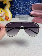 RUNWAY SUNGLASSES 571639 IN GOLD METAL GREY SMOKE LENSES