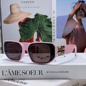 GLIMPSE SUNGLASSES 576817 IN PINK ACETATE