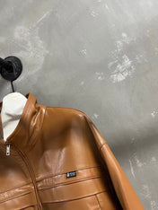 PRADA 26S LEATHER JACKET 1120