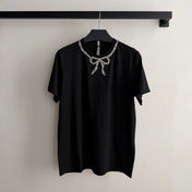 VALENTINO 26S BOW DETAIL T-SHIRT 211