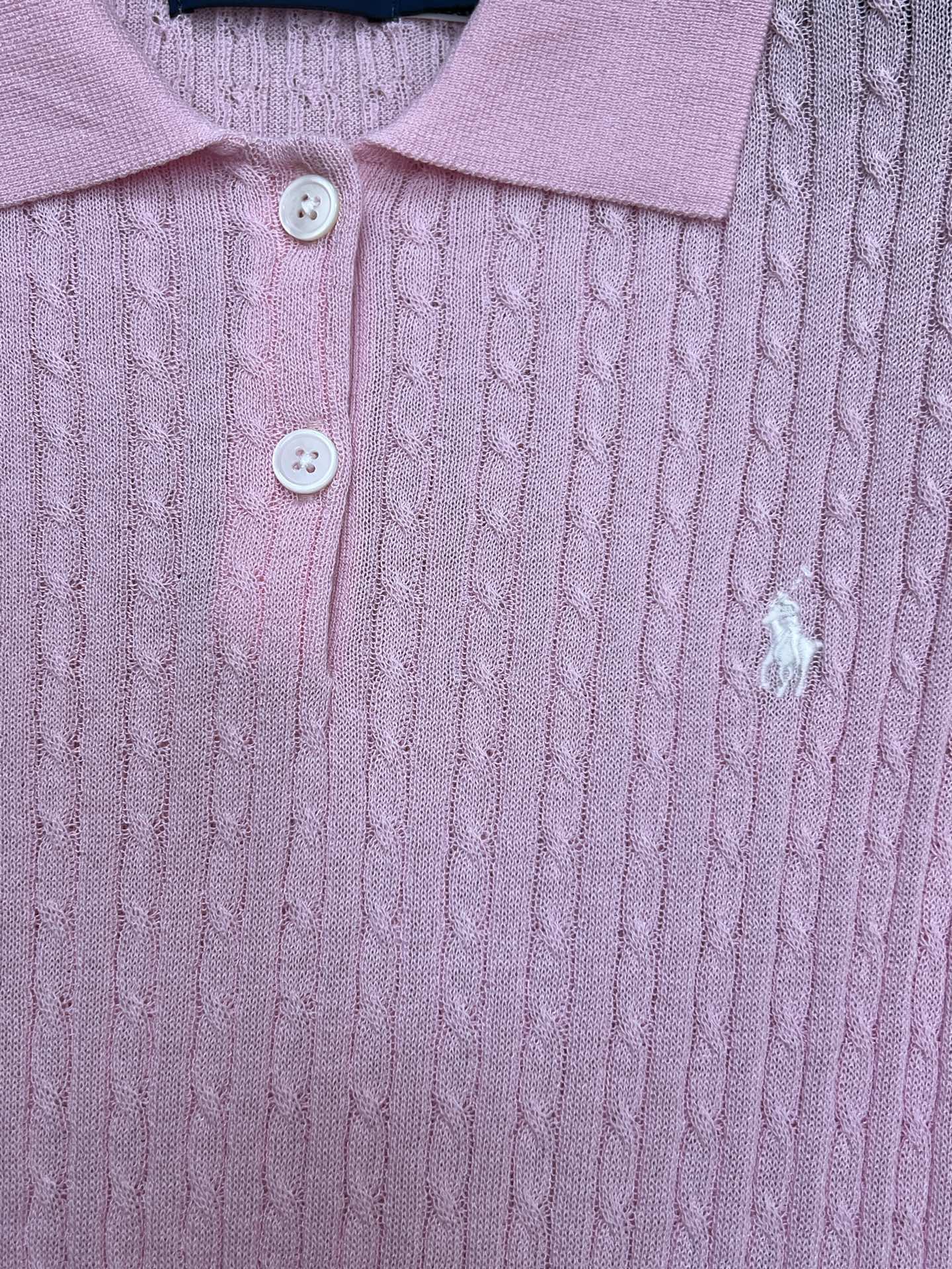 RALPH LAUREN 26S SHORT SLEEVE KNIT POLO TOP 494