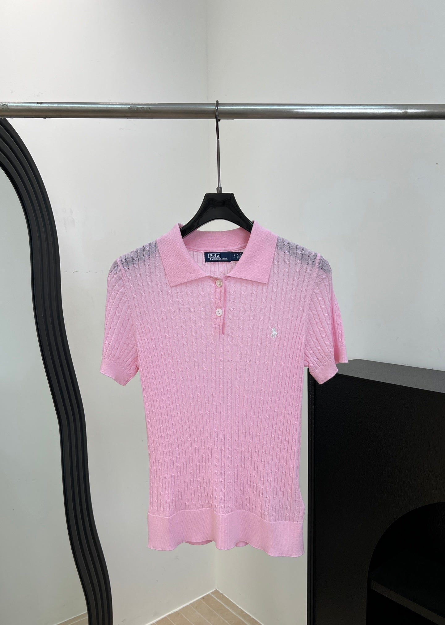 RALPH LAUREN 26S SHORT SLEEVE KNIT POLO TOP 494