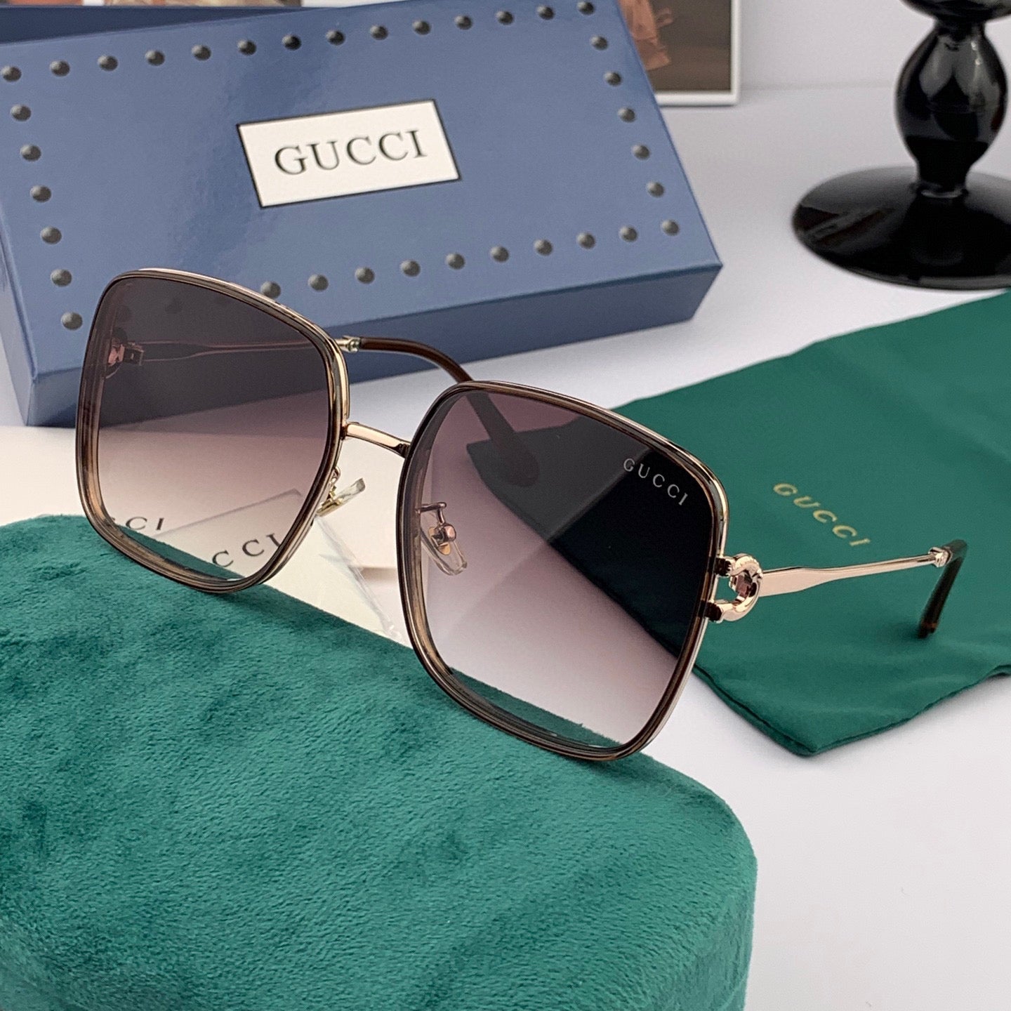 SQUARE FRAME SUNGLASSES G4634 IN METAL