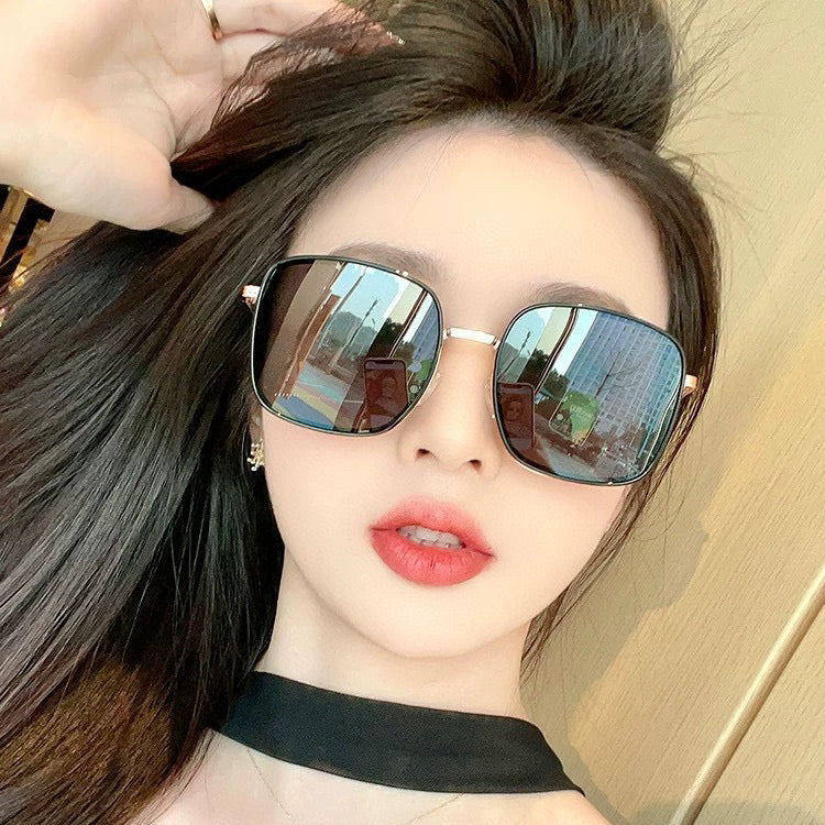 SQUARE FRAME SUNGLASSES G1640 IN METAL
