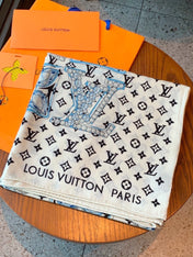 LV 26S SCARF 135 IN CASHMERE AND SILK 316755