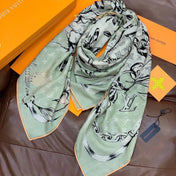 LV 26S SCARF 135 IN CASHMERE AND SILK 316782