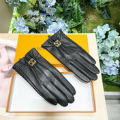 GLOVES IN BLACK LAMBSKIN 465067