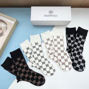 BALENCIAGA 26S CREW SOCKS 507857 (1 BOX)