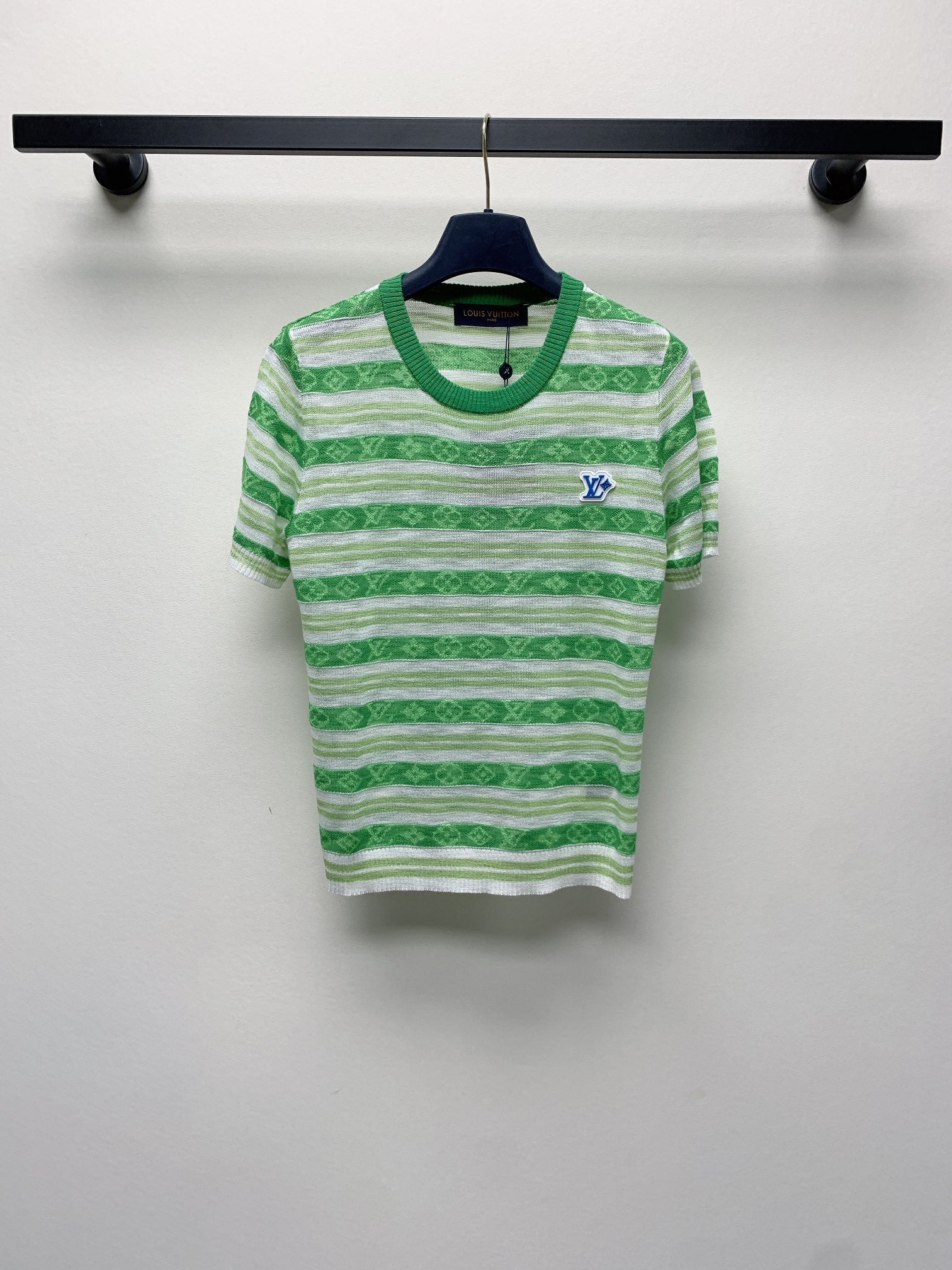 LV STRIPED CREW NECK T-SHIRT 268098