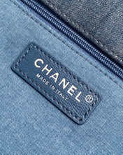 CC MINI 25 CLASSIC BAG IN BLUE COBALT DENIM