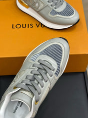 LV NEO RUN AWAY SNEAKER IN DOLPHIN GRAY CALFSKIN