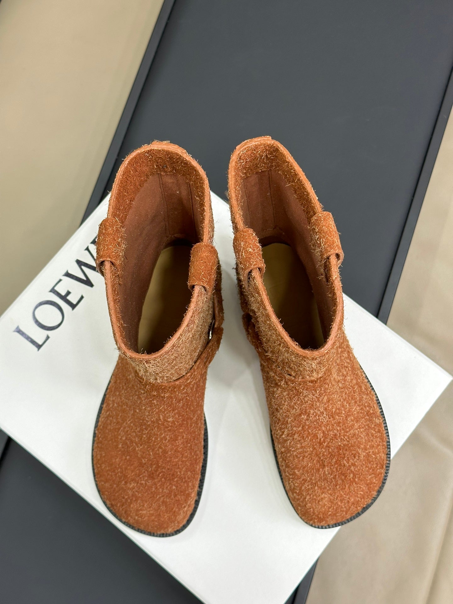 LW CAMPO BIKER BOOT SIENNA SUEDE