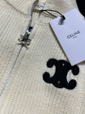 CELINE 26S ZIP-UP KNIT CARDIGAN 620