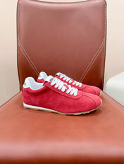 PLUME SUEDE SNEAKERS WATERMELON