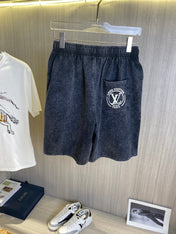 LV CASUAL SHORT BLACK DENIM 239582