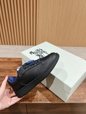 BURBERRY 26S SNEAKERS IN BLACK CALFSKIN