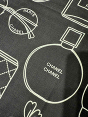 CHANEL 25S SCARF 140 IN SILK 732181