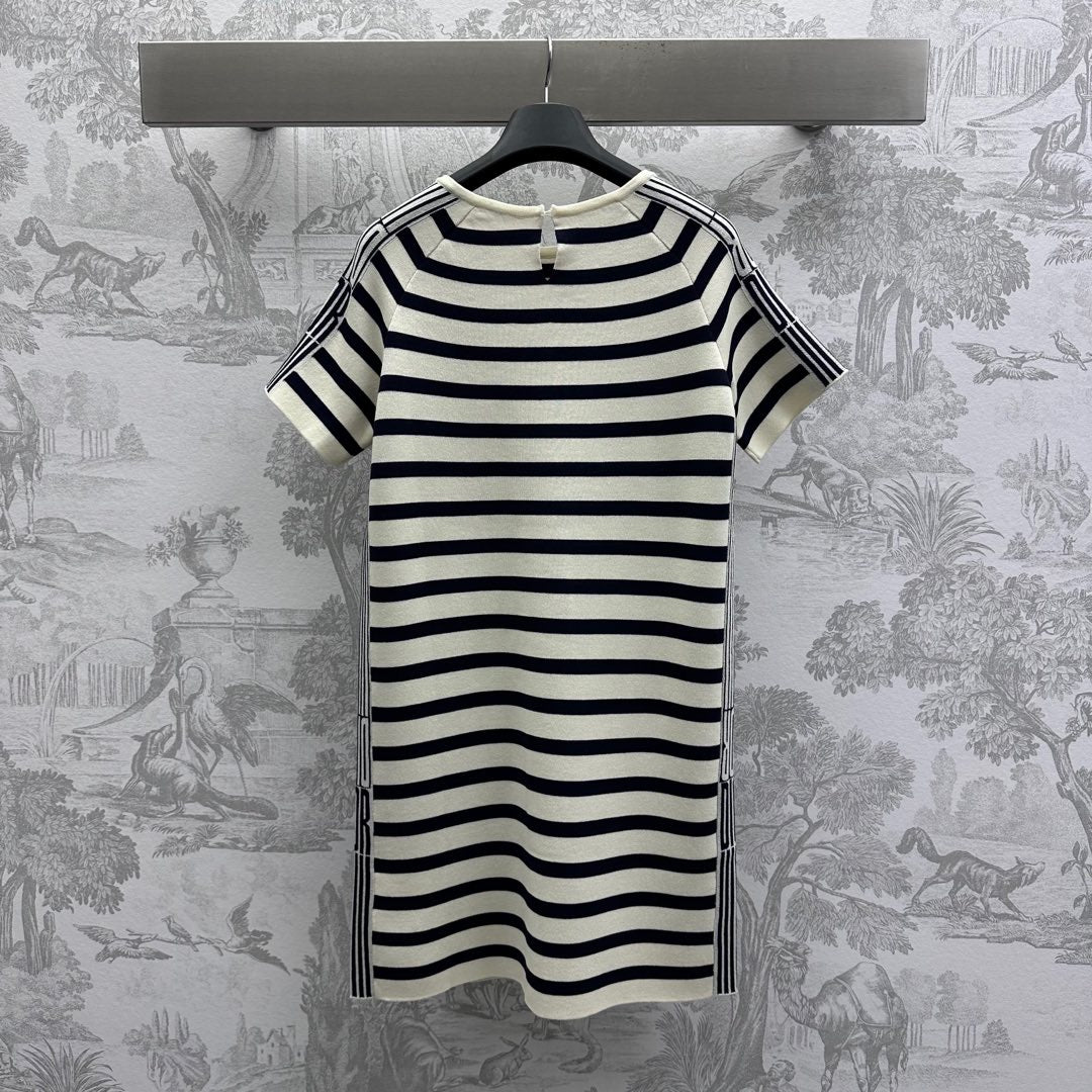 Dior 25 T-Shirt Dress Linen Silk 232019