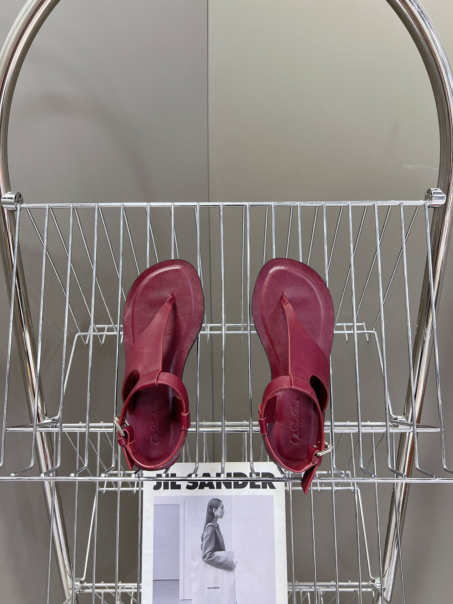 LP TRANI SANDALS BOYSENBERRY CALFSKIN