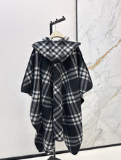 BURBERRY 25S REVERSIBLE CASHMERE CAPE 0046