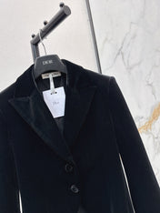 DIOR 25S VELVET BLAZER 523