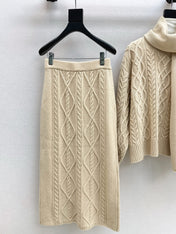 MAX MARA 25S KNIT SKIRT SET 091