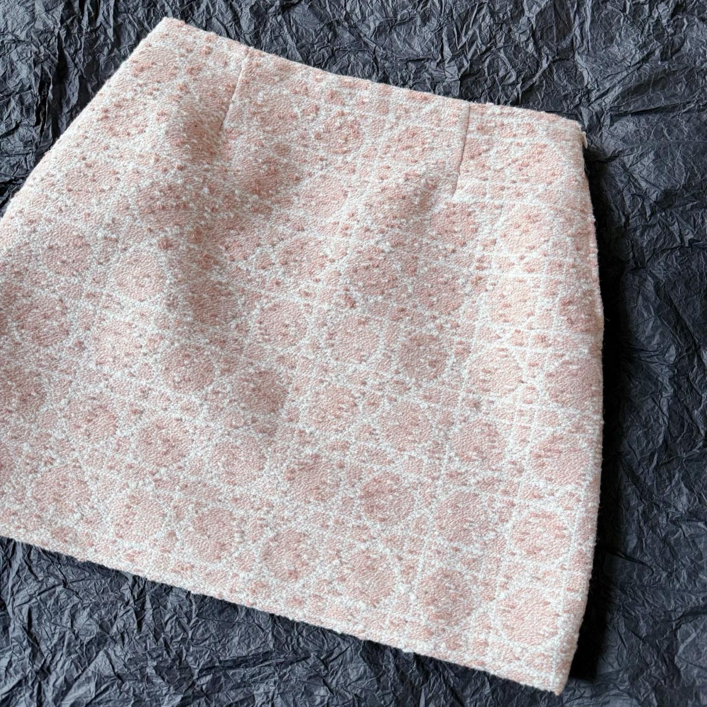 DIOR 25S PLEATED PLAID SKIRT STYLE 058