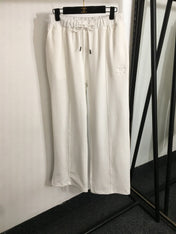 CELINE 25S HOODIE AND WIDE-LEG ELASTIC PANTS SET 0107