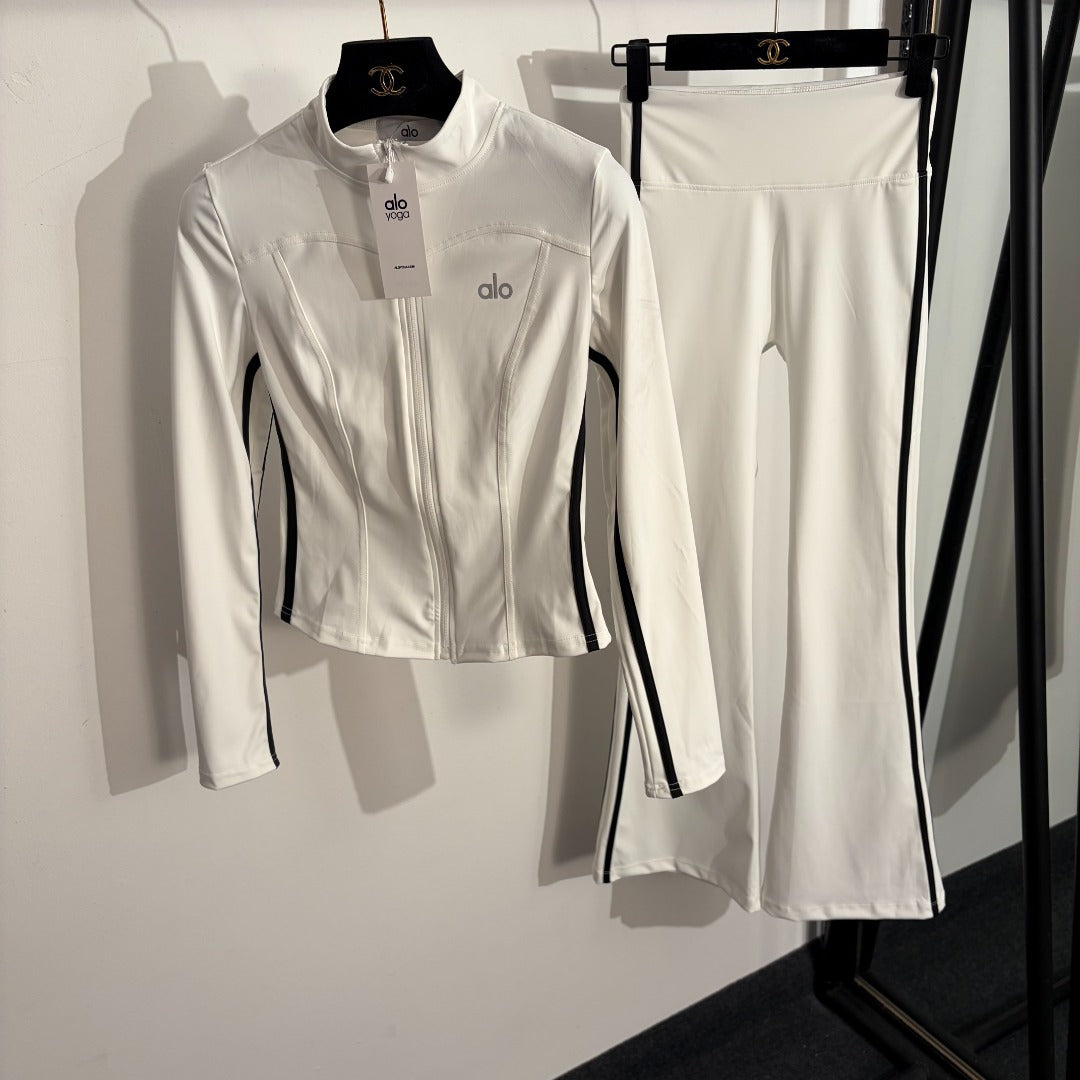 ALO 26S 2-PIECE SPORTS JACKET & FLARED PANTS SET 346