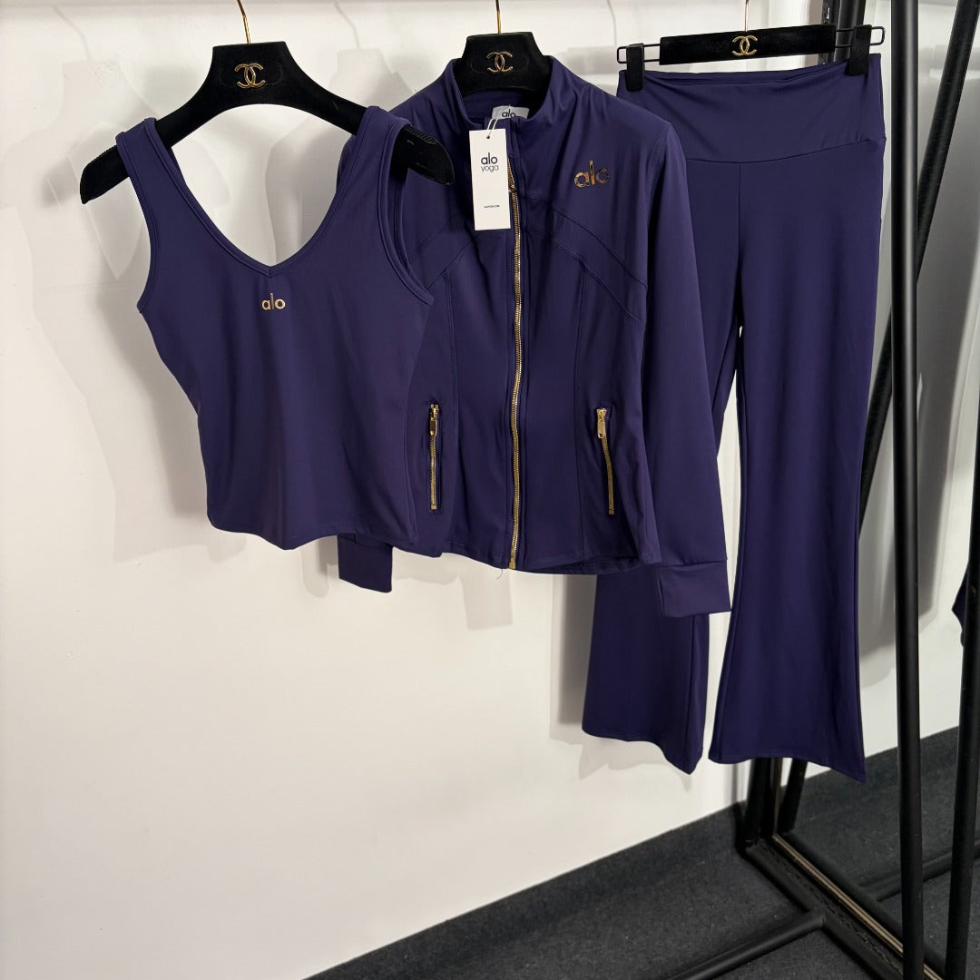 ALO 26S 3-PIECE YOGA SPORTSWEAR SET 339